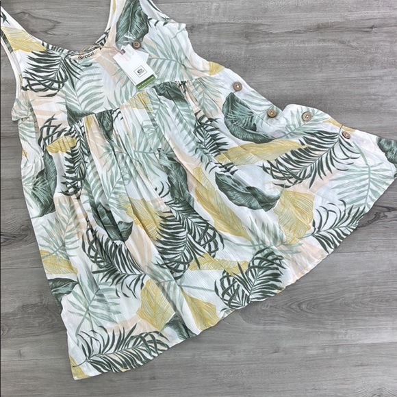 ☀️RIP CURL☀️ COASTAL PALMS DRESS COVER UP - Picture 9 of 15